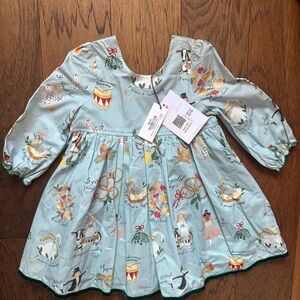 Pink Chicken 12 Days of Christmas Dress